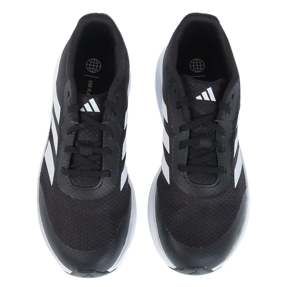 アディダス（adidas）（キッズ）スニーカー コアファイト 2.0 K ブラック HP5845 スニーカー ランニング シューレース