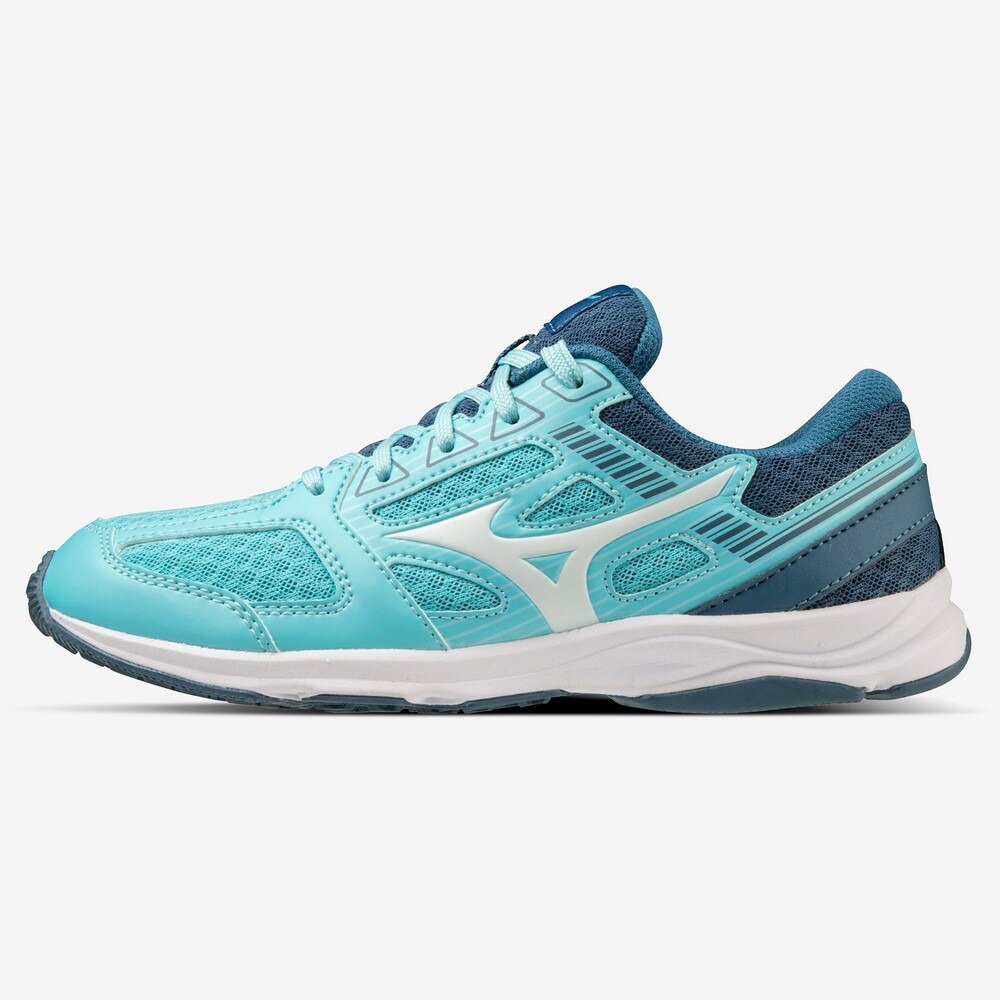 ミズノ（MIZUNO）（キッズ）ジュニアスポーツシューズ スピードスタッズ 3 ブルー ホワイト K1GC223951 スニーカー 運動会 登校