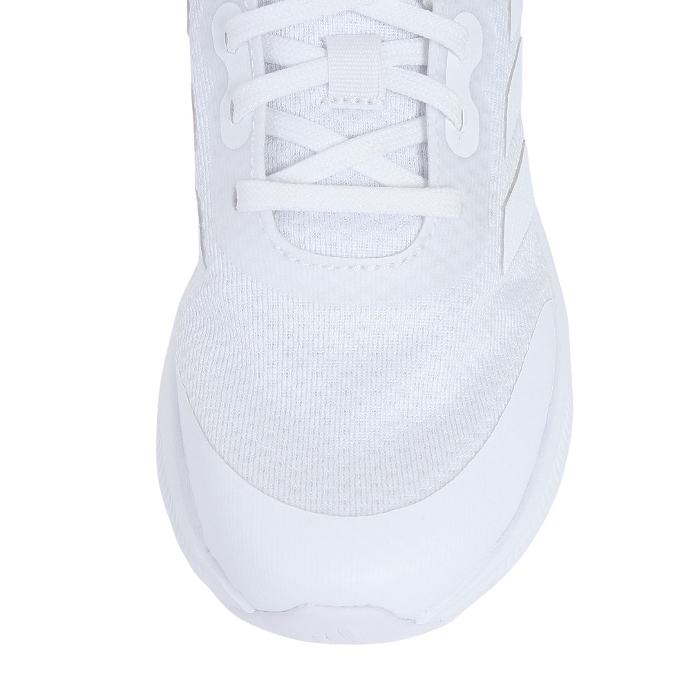 アディダス（adidas）（キッズ）ジュニア ランニングシューズ コアファイト 2.0 K ホワイト IG7283 スニーカー スポーツ カジュアル 軽量 クッション