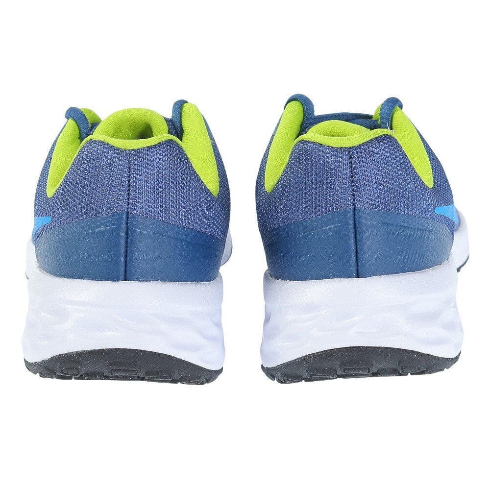ナイキ（NIKE）（キッズ）ジュニア スポーツ シューズ レボリューション6 NN GS ネイビー DD1096-401 スニーカー 軽量 通気性 クッション性 部活 運動会