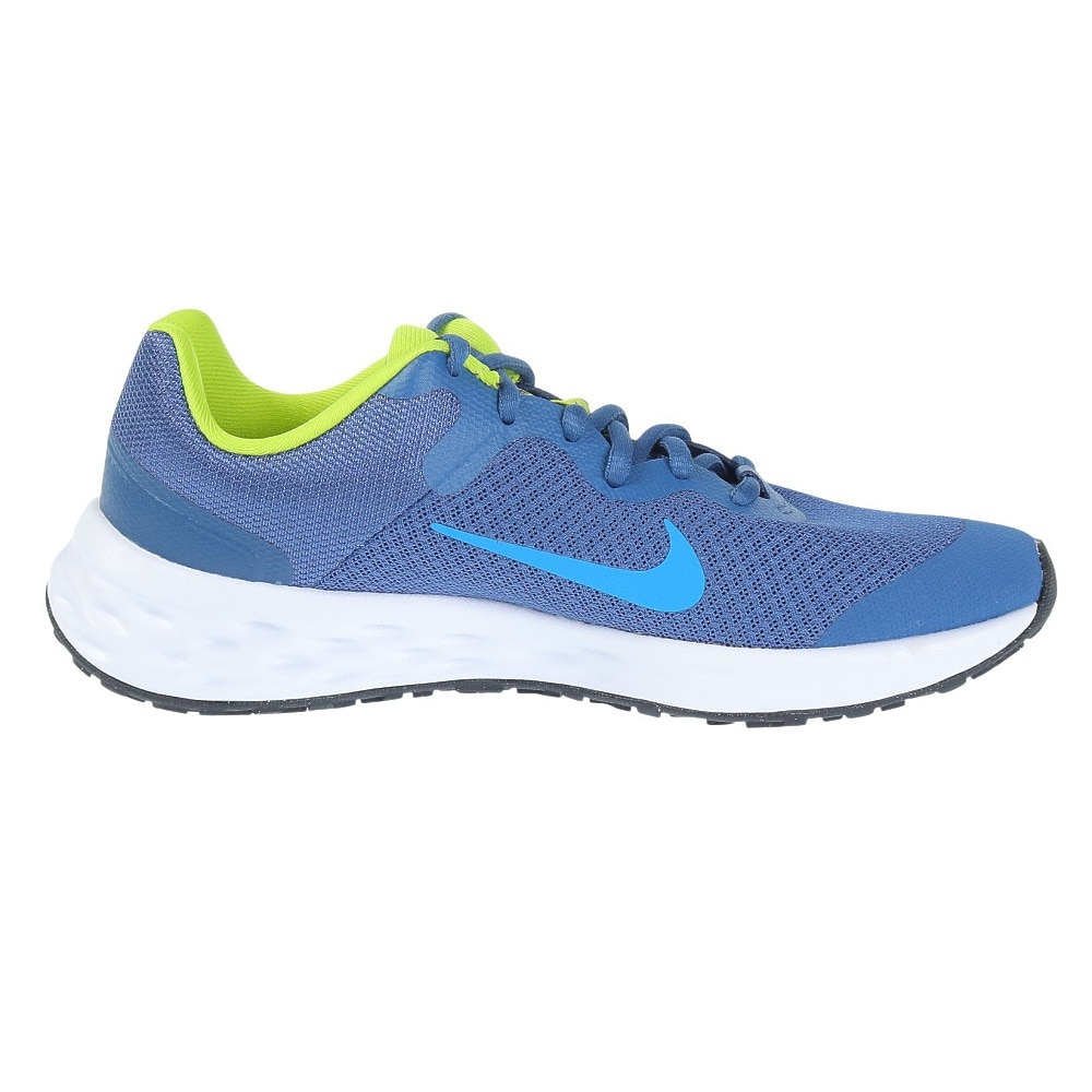 ナイキ（NIKE）（キッズ）ジュニア スポーツ シューズ レボリューション6 NN GS ネイビー DD1096-401 スニーカー 軽量 通気性 クッション性 部活 運動会