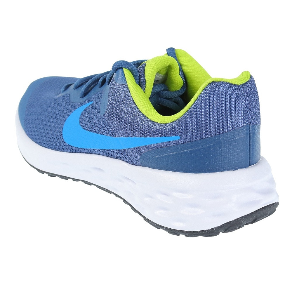ナイキ（NIKE）（キッズ）ジュニア スポーツ シューズ レボリューション6 NN GS ネイビー DD1096-401 スニーカー 軽量 通気性 クッション性 部活 運動会