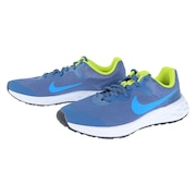 ナイキ(NIKE)(キッズ)ジュニア スポーツ シューズ レボリューション6 NN GS ネイビー DD1096-401 スニーカー 軽量 通気性 クッション性 部活 運動会