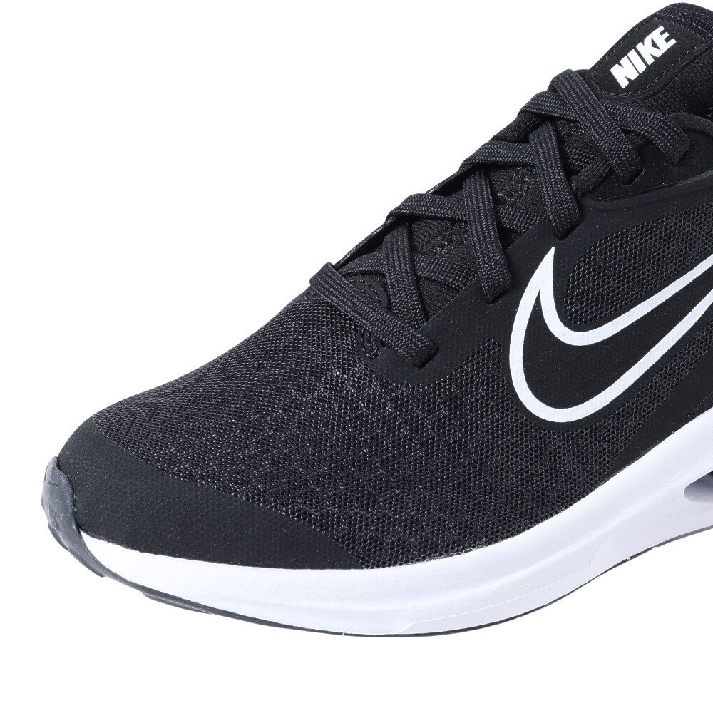 ナイキ（NIKE）（キッズ）ジュニア スポーツ シューズ エア ズーム アルカディア 2 ブラック DM8491-002 スニーカー クッション性 反発性 軽量 柔軟性