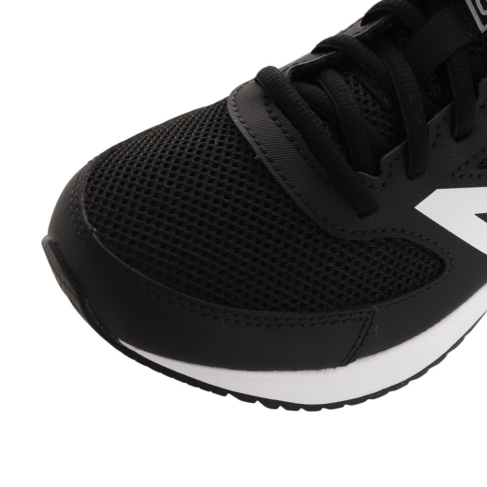 ニューバランス（new balance）（キッズ）ジュニア スポーツ シューズ 570 v3 Lace BW3 ブラック YK570BW3W スニーカー カジュアル 軽量 クッション性 安定性 