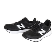 ニューバランス（new balance）（キッズ）ジュニア スポーツ シューズ 570 v3 Lace BW3 ブラック YK570BW3W スニーカー カジュアル 軽量 クッション性 安定性 