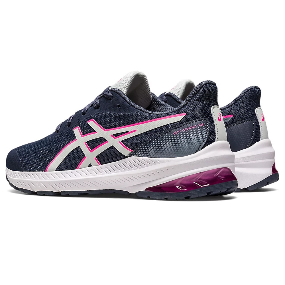 アシックス（ASICS）（キッズ）ジュニア スポーツシューズ GT-1000 12 GS イエロー ブルー 1014A296.020 スニーカー トレーニング ジョグ スポーツ 安定性