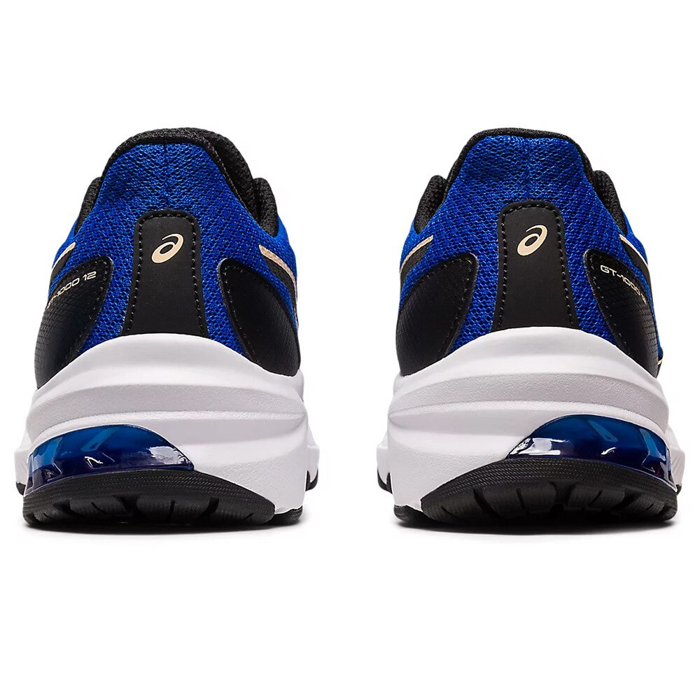 アシックス（ASICS）（キッズ）ジュニア スポーツシューズ GT-1000 12 GS ブルー ブラック 1014A296.402 スニーカー トレーニング ジョグ スポーツ 安定性