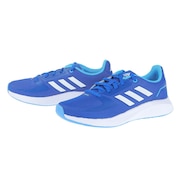 アディダス（adidas）（キッズ）ジュニア スポーツ シューズ コア ファイト K ブルー HR1407 スニーカー カジュアル 軽量 日常履き 通学 運動会 
