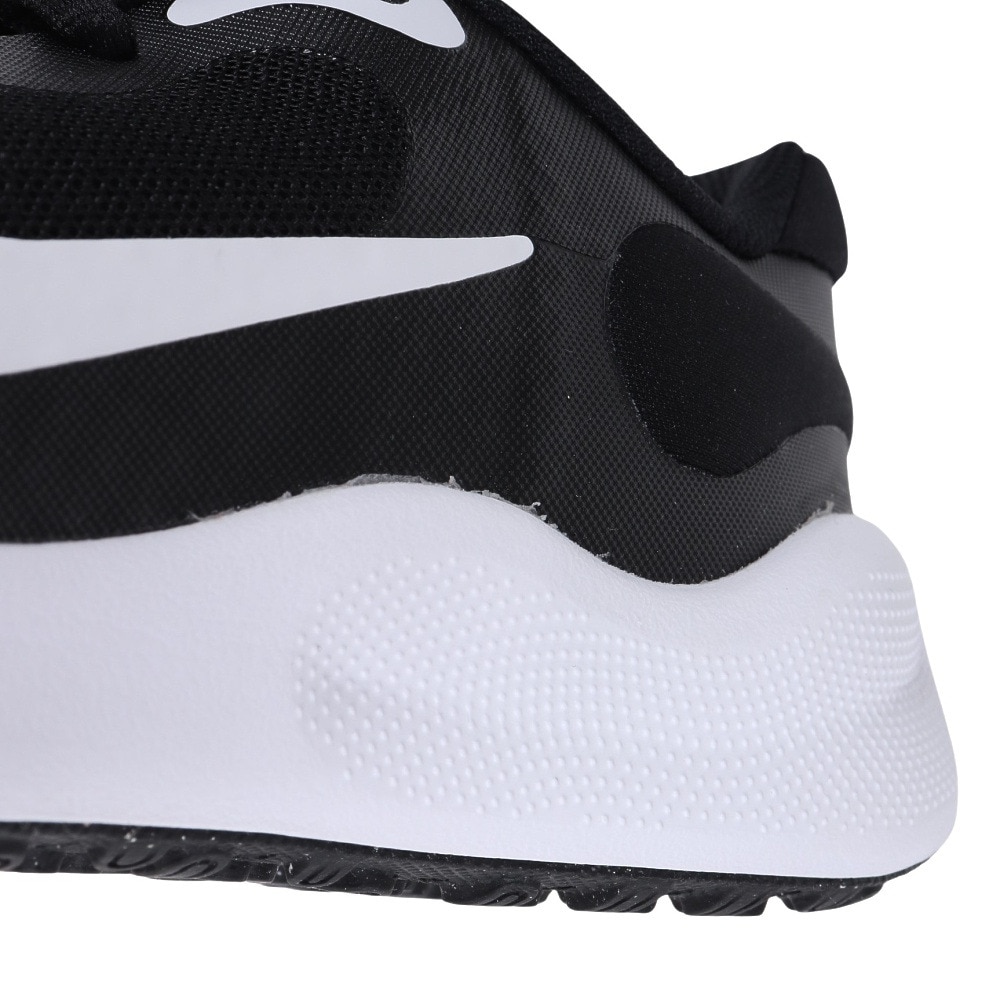 ナイキ（NIKE）（レディース、キッズ）ジュニア スポーツ シューズ レボリューション7GS ブラック ホワイト FB7689-003 スニーカー 部活 登校 通学 運動