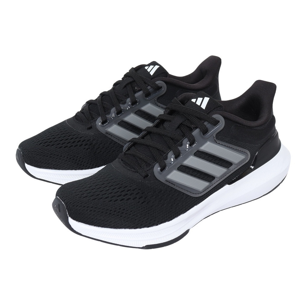 アディダス（adidas）（キッズ）ジュニア スポーツ シューズ ウルトラバウンス ブラック HQ1302 スニーカー ランニング トレーニング 軽量 部活 通学 運動