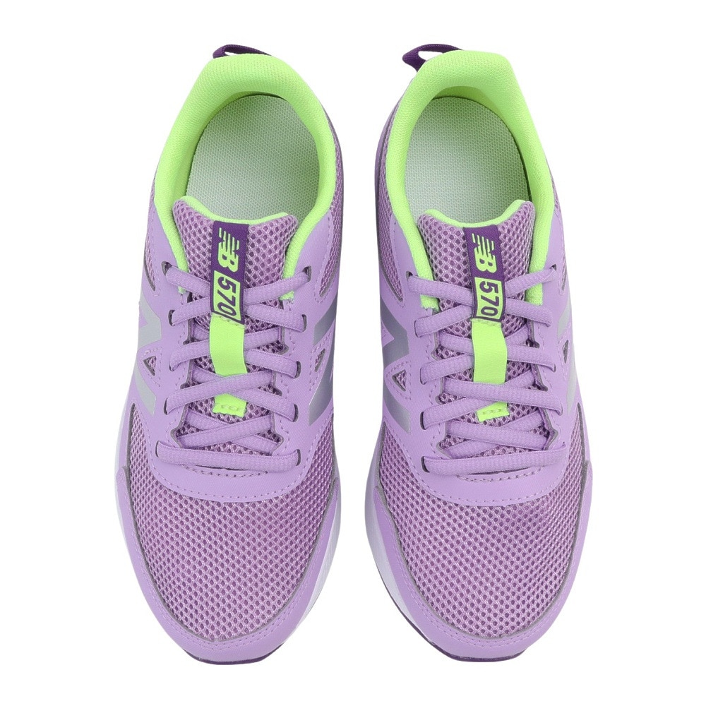 ニューバランス（new balance）（キッズ）ジュニア スポーツシューズ スニーカー 570 v3 Lace YK570LL3W