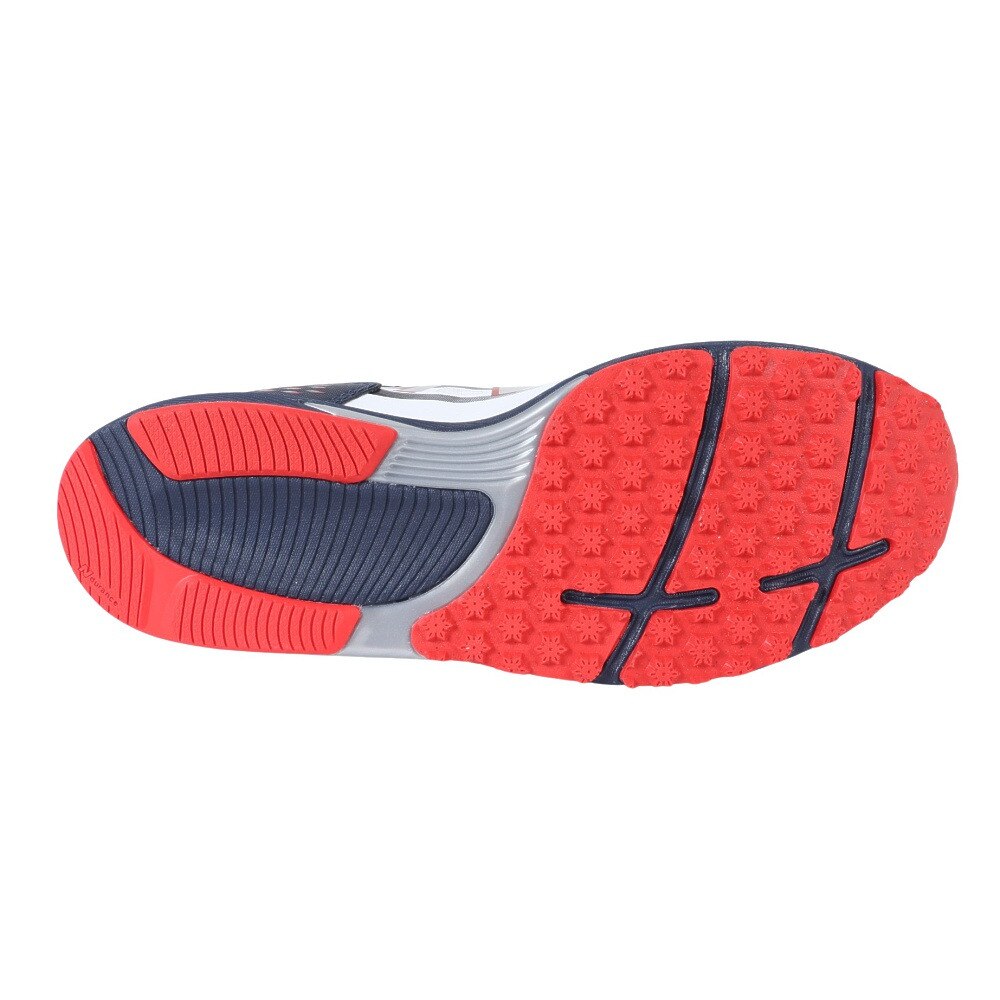 ニューバランス（new balance）（キッズ）ジュニア スポーツ シューズ ハンゾーJ v6 レース ホワイト ネイビー YPHANZT6M スニーカー トレーニング 通学 運動