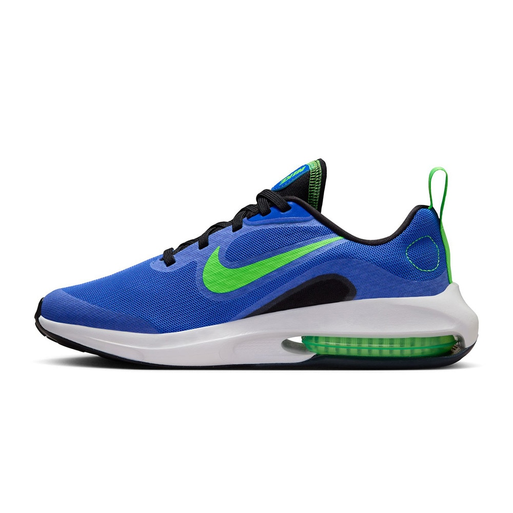 ナイキ（NIKE）（キッズ）ジュニアスポーツシューズ エアズームアルカディア2 ブルー グリーン DM8491-401 スニーカー 軽量 クッション性 耐久性 登校 運動 