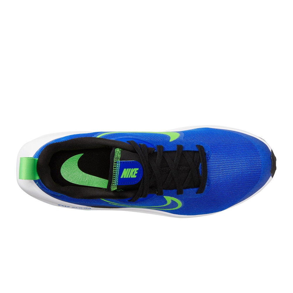 ナイキ（NIKE）（キッズ）ジュニアスポーツシューズ エアズームアルカディア2 ブルー グリーン DM8491-401 スニーカー 軽量 クッション性 耐久性 登校 運動 