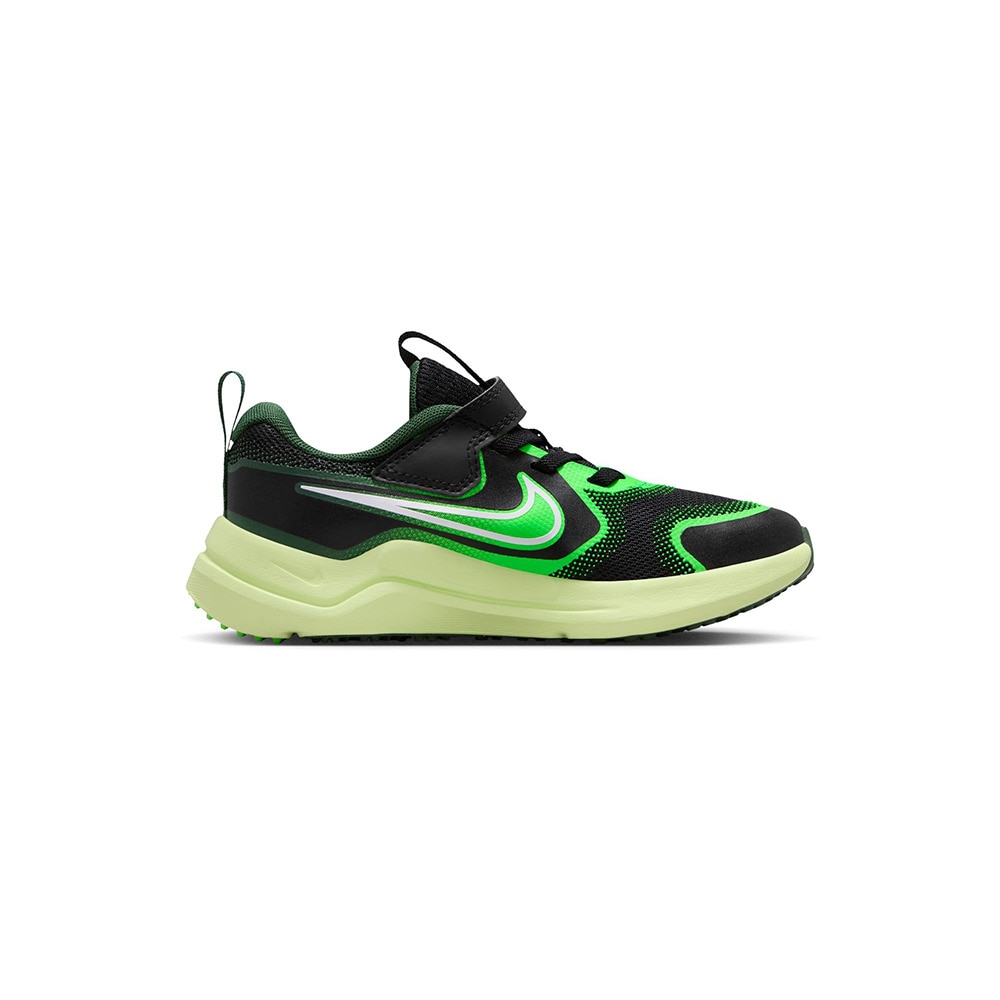 ナイキ（NIKE）（キッズ）リトルキッズスポーツシューズ スニーカー コスミック ランナー PSV ブラック グリーン HM4400-009