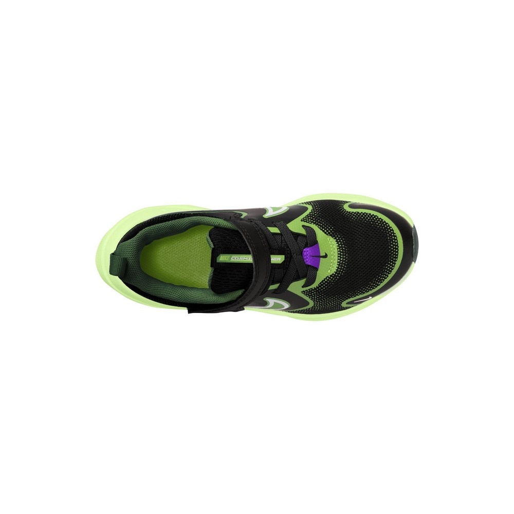 ナイキ（NIKE）（キッズ）リトルキッズスポーツシューズ スニーカー コスミック ランナー PSV ブラック グリーン HM4400-009