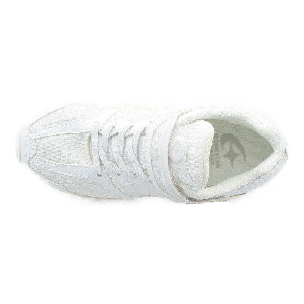 ムーンスター（MoonStar）（キッズ）スーパースター 子供靴 SS J755 12281821 WHT 白 通学