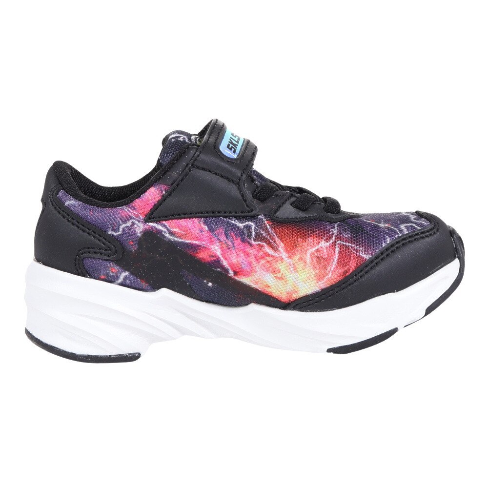 ムーンスター（MoonStar）（キッズ）ジュニアスポーツシューズ ベルクロ ベルト付き スニーカー SK 0004 エレクトロ BK 12295686★★★