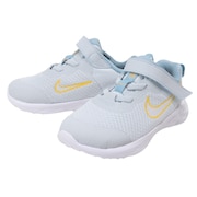 ナイキ(NIKE)(キッズ)ベビー ジュニア スニーカー 青 DD1094-409 レボリューション 6 NN TDV ライトブルー ランニングシューズ