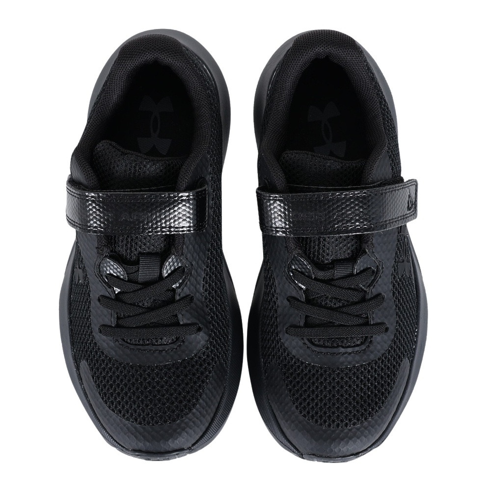 アンダーアーマー（UNDER ARMOUR）（キッズ）ジュニア シューズ サージ 3 AC ブラック 3024990 002 スニーカー スポーツ 軽量 ベルクロ ベルト付き 運動