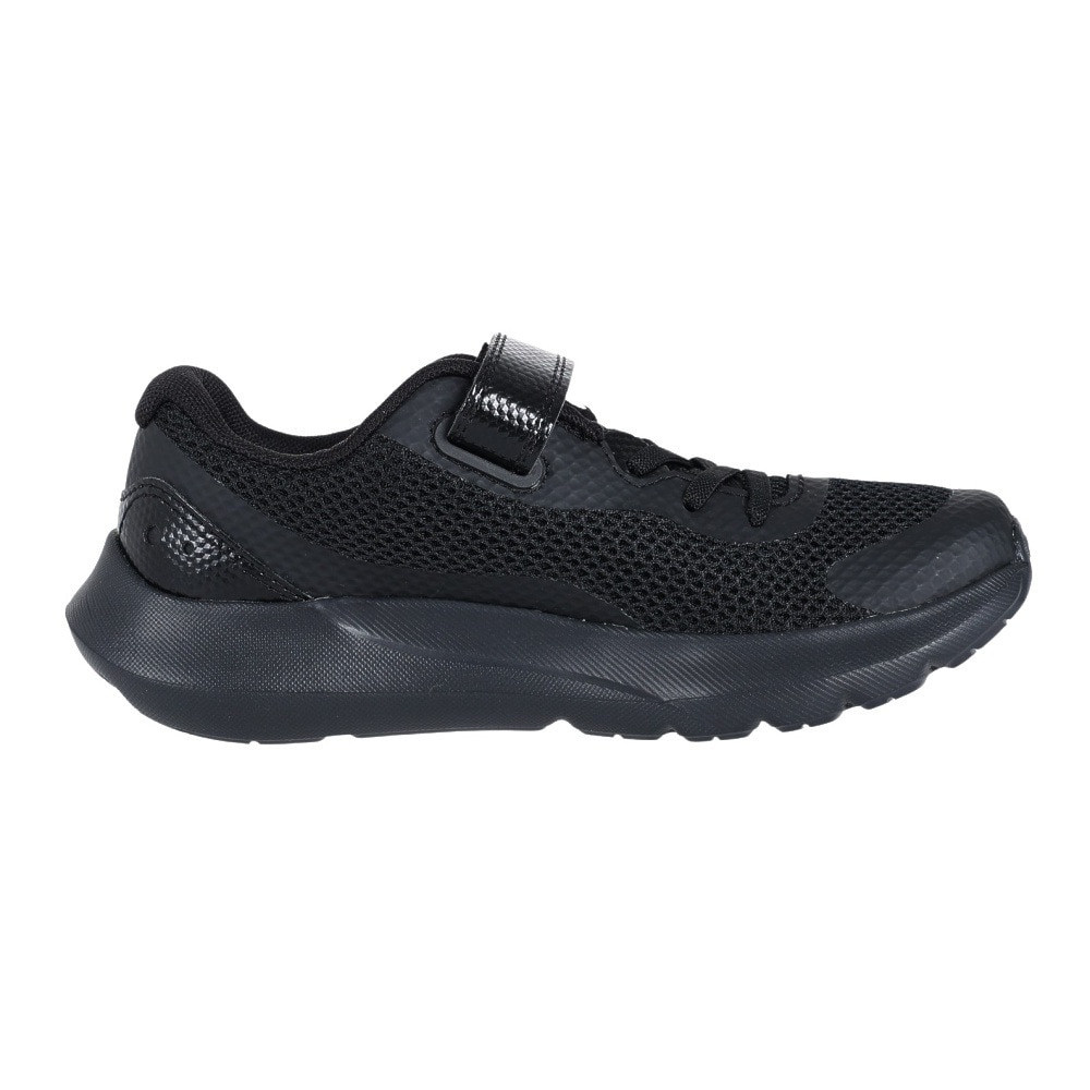 アンダーアーマー（UNDER ARMOUR）（キッズ）ジュニア シューズ サージ 3 AC ブラック 3024990 002 スニーカー スポーツ 軽量 ベルクロ ベルト付き 運動