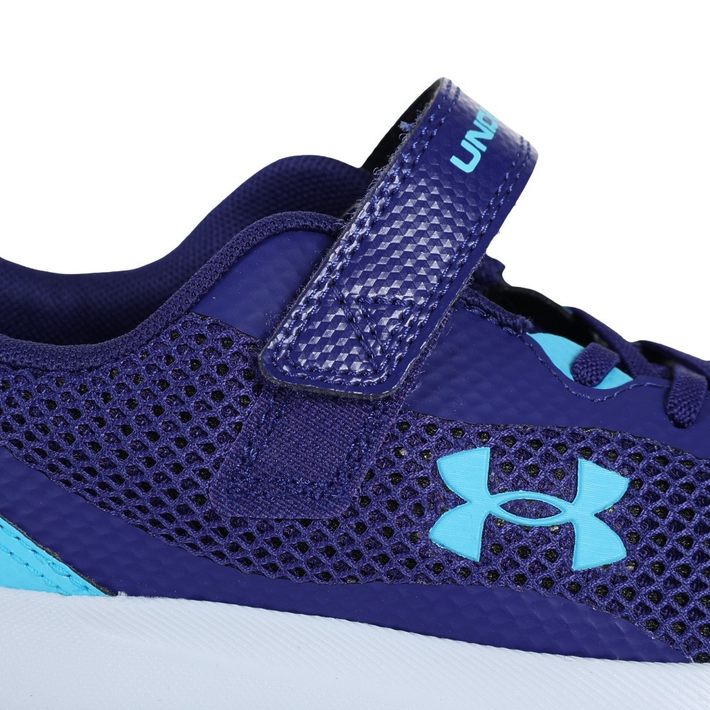 アンダーアーマー（UNDER ARMOUR）（キッズ）ジュニアシューズ BPS サージ 3 AC ブルー 3024990 501 スニーカー ベルクロ ベルト付き 軽量 安定性 通気性