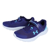 アンダーアーマー（UNDER ARMOUR）（キッズ）ジュニアシューズ BPS サージ 3 AC ブルー 3024990 501 スニーカー ベルクロ ベルト付き 軽量 安定性 通気性