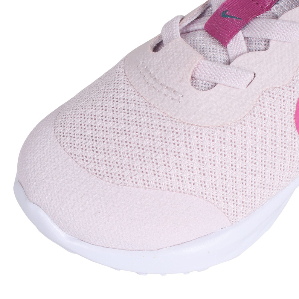 ナイキ（NIKE）（キッズ）ジュニア スポーツシューズ レボリューション 6 NN TDV ピンク DD1094-600 スニ-カー ベルクロ ベルト付き マジックテープ 軽量