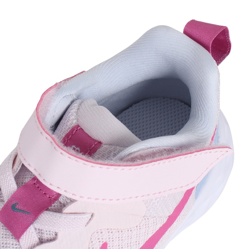 ナイキ（NIKE）（キッズ）ジュニア スポーツシューズ レボリューション 6 NN TDV ピンク DD1094-600 スニ-カー ベルクロ ベルト付き マジックテープ 軽量