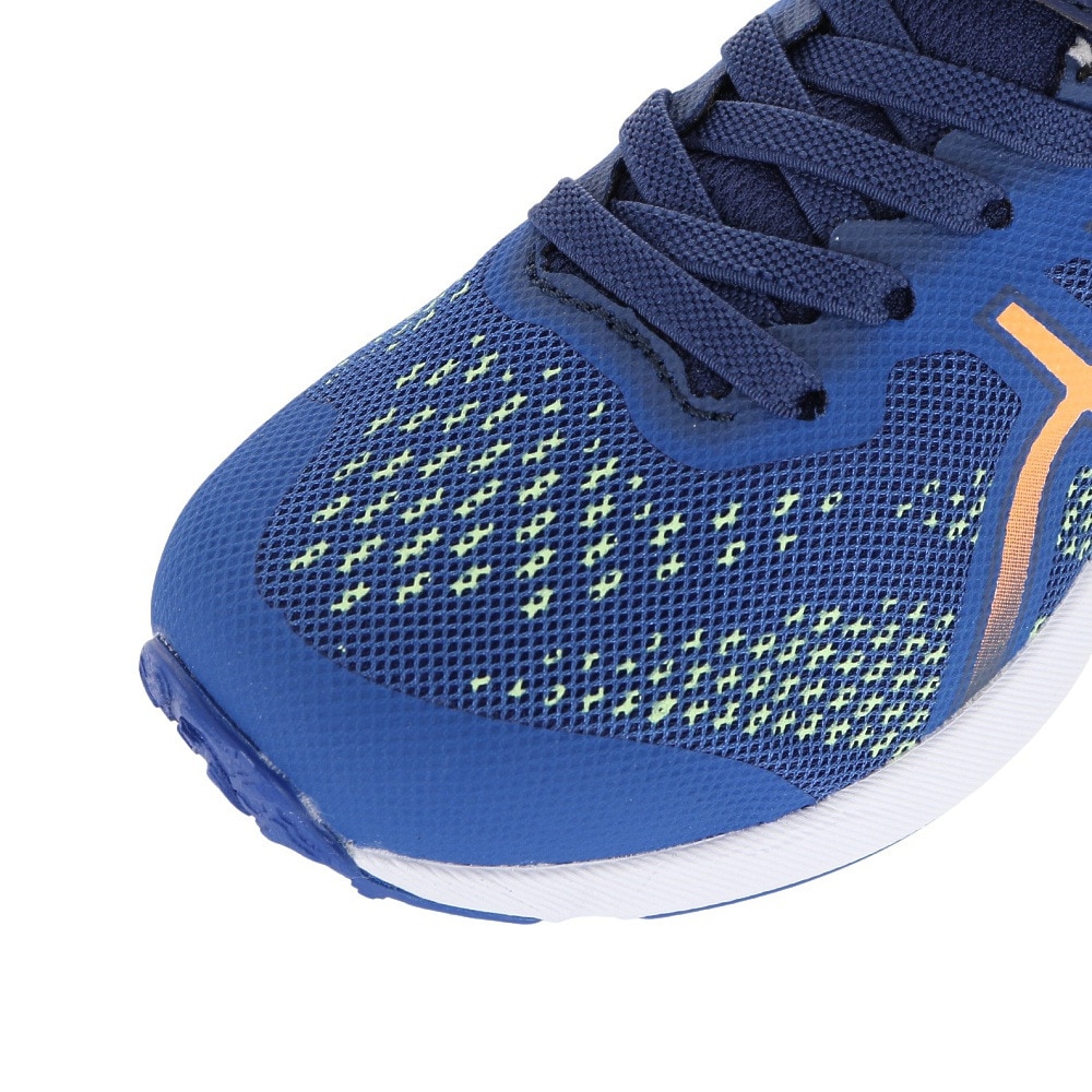 アシックス（ASICS）（キッズ）ジュニア スポーツ シューズ レーザービーム RH-MG ブルー 1154A146.400 スニーカー ベルクロ ベルト付き 消臭 通気性 