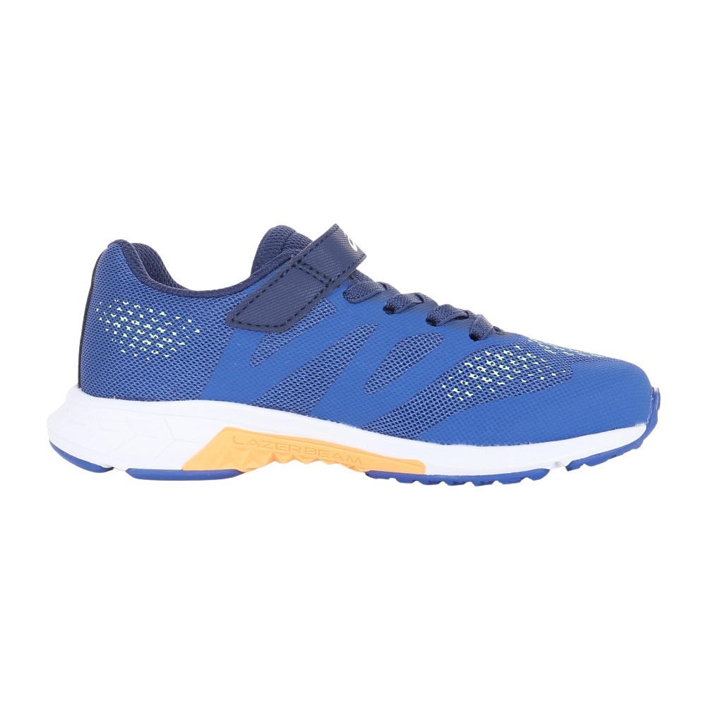 アシックス（ASICS）（キッズ）ジュニア スポーツ シューズ レーザービーム RH-MG ブルー 1154A146.400 スニーカー ベルクロ ベルト付き 消臭 通気性 