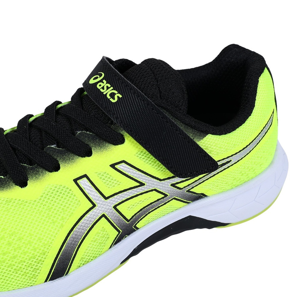 アシックス（ASICS）（キッズ）ジュニアシューズ レーザービーム RH-MG イエロー 1154A146.750 スニーカー ランニング スポーツ ベルクロ ベルト付き 消臭