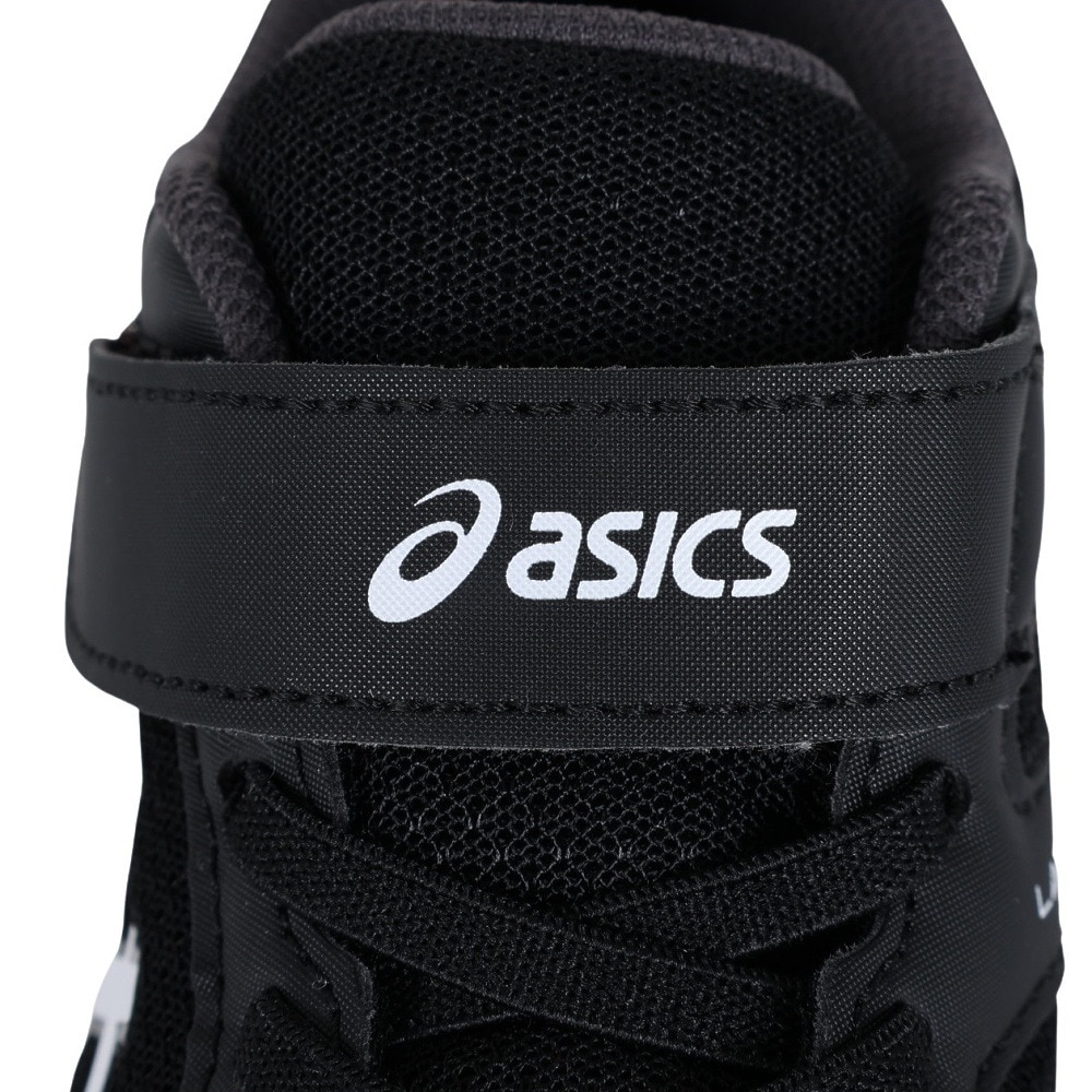 アシックス（ASICS）（キッズ）ジュニアスポーツシューズ レーザービーム LAZERBEAM MJ-MG ブラック 1154A147.001 スニーカー ベルクロ ベルト付き 消臭