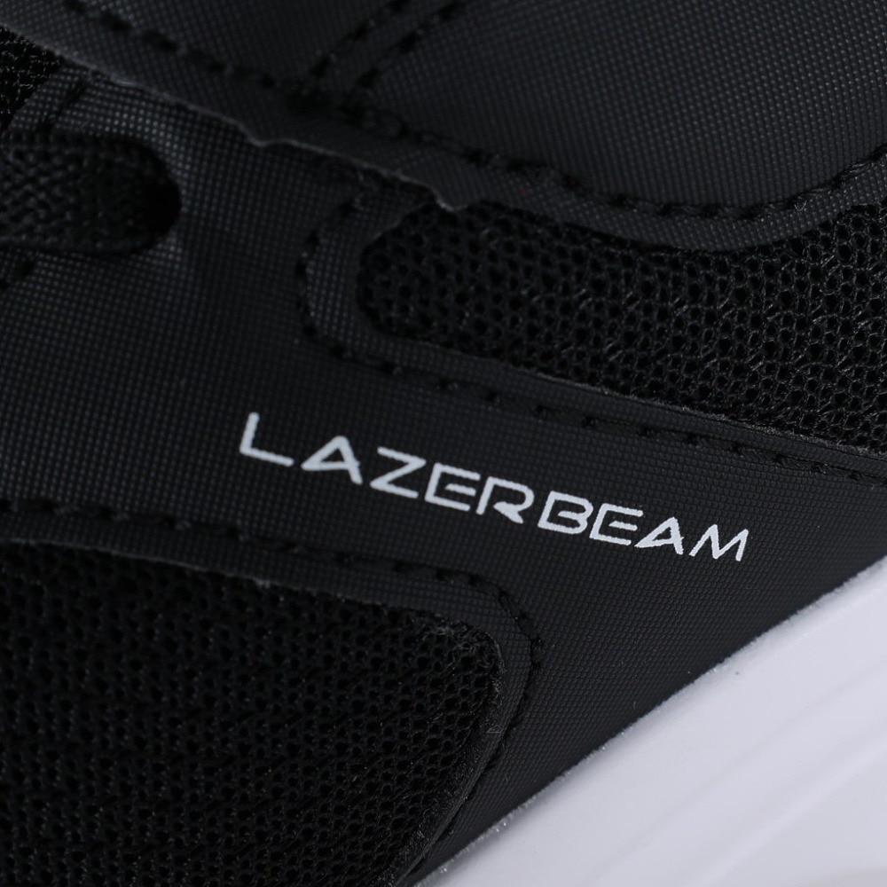 アシックス（ASICS）（キッズ）ジュニアスポーツシューズ レーザービーム LAZERBEAM MJ-MG ブラック 1154A147.001 スニーカー ベルクロ ベルト付き 消臭