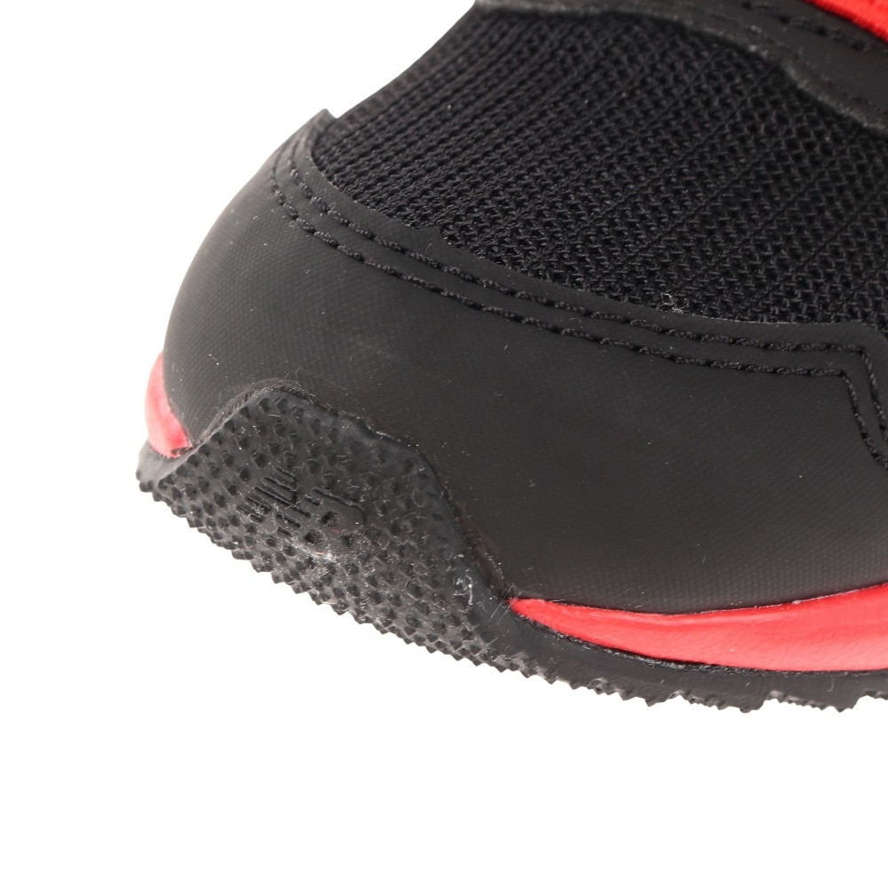 ニューバランス（new balance）（キッズ）ジュニア スポーツ シューズ ハンゾーV Hanzo V V2 ブラック レッド PXHANVC2M スニーカー ベルクロ ベルト付き 軽量
