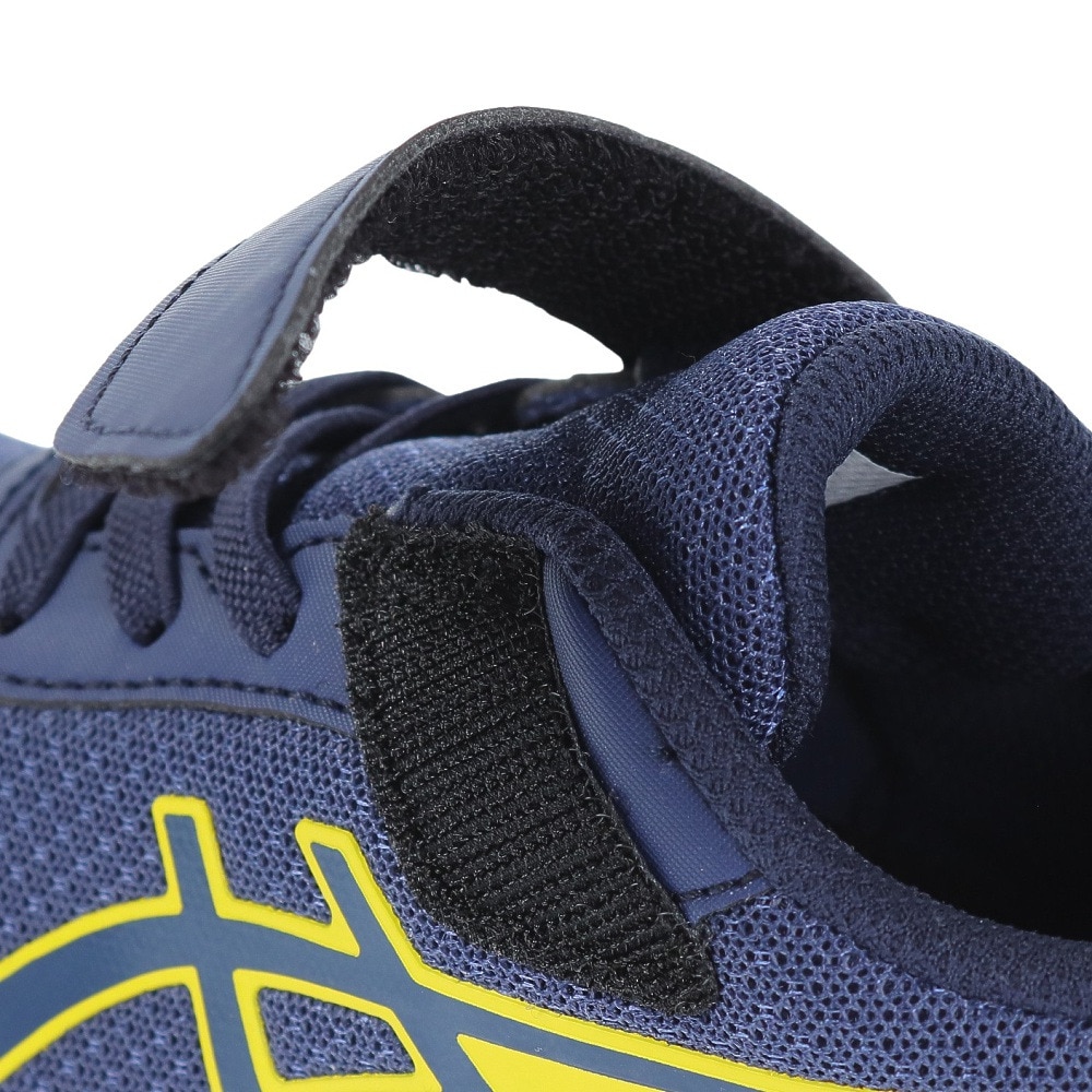 アシックス（ASICS）（キッズ）ジュニアスポーツシューズ レーザービーム LAZERBEAM MJ-MG ネイビー 1154A147.400 スニーカー ベルクロ ベルト付き 消臭