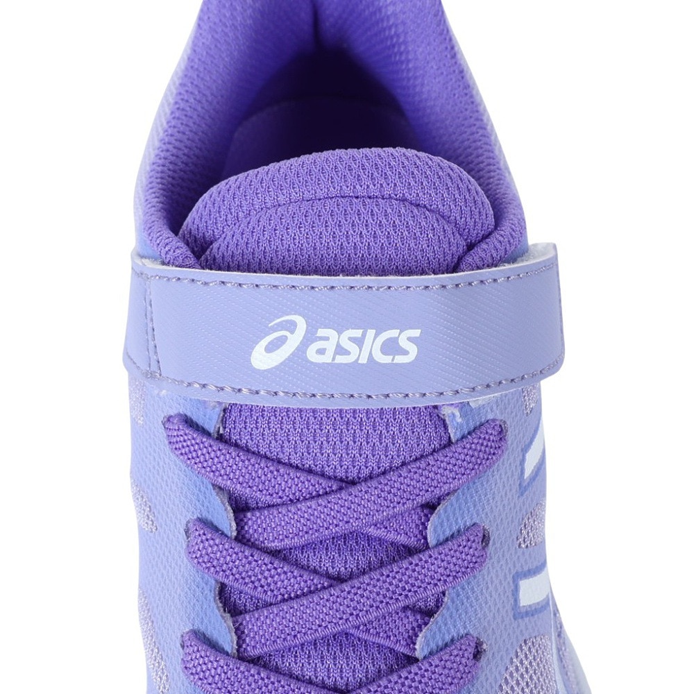 アシックス（ASICS）（キッズ）ジュニア シューズ レーザー ビーム RH-MG ラベンダー 1154A155.500 スニーカー ランニング ベルクロ ベルト付き 消臭 白底