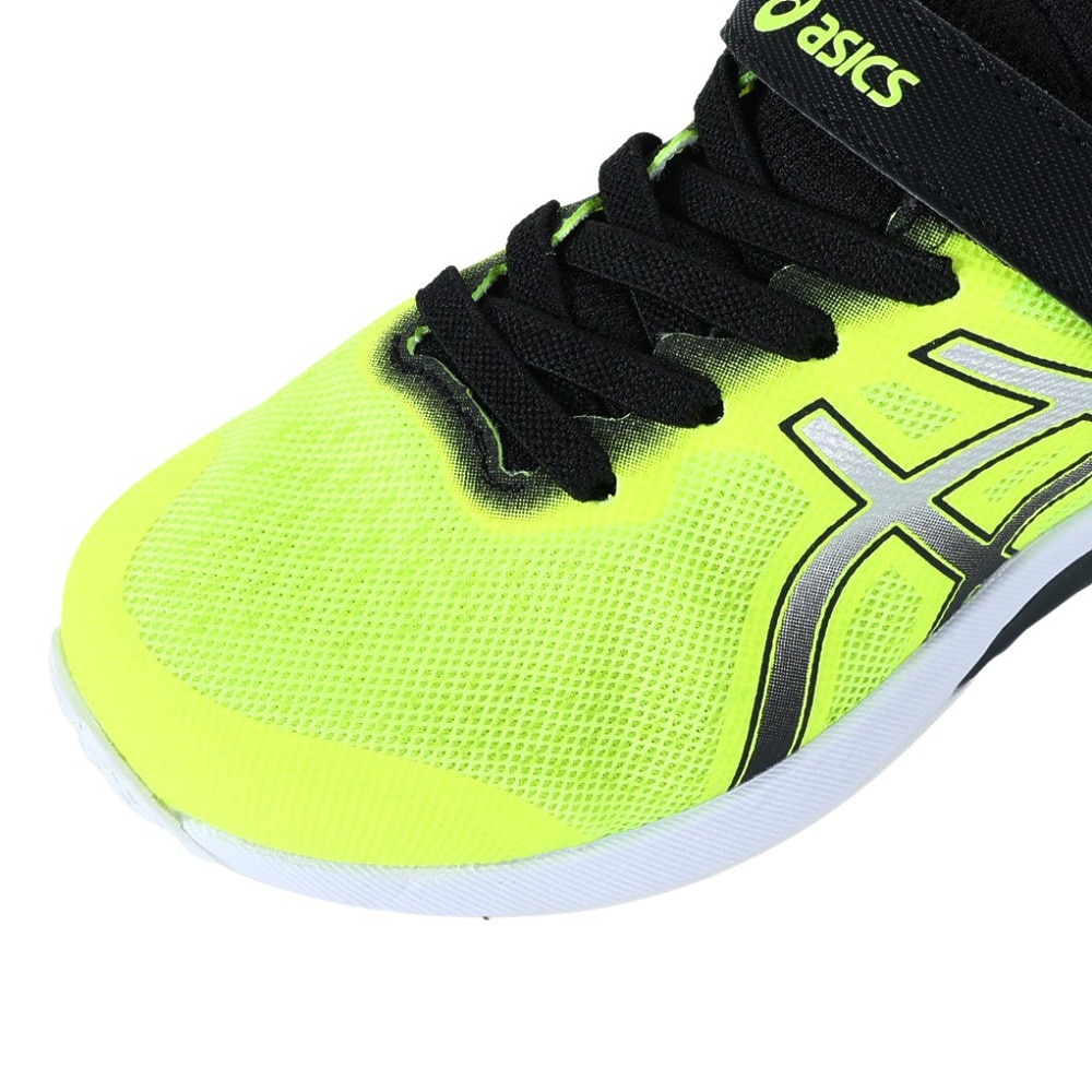 アシックス（ASICS）（キッズ）ジュニア シューズ レーザー ビーム RH-MG イエロー 1154A155.750 スニーカー ランニング ベルクロ ベルト付き 消臭 白底 登校