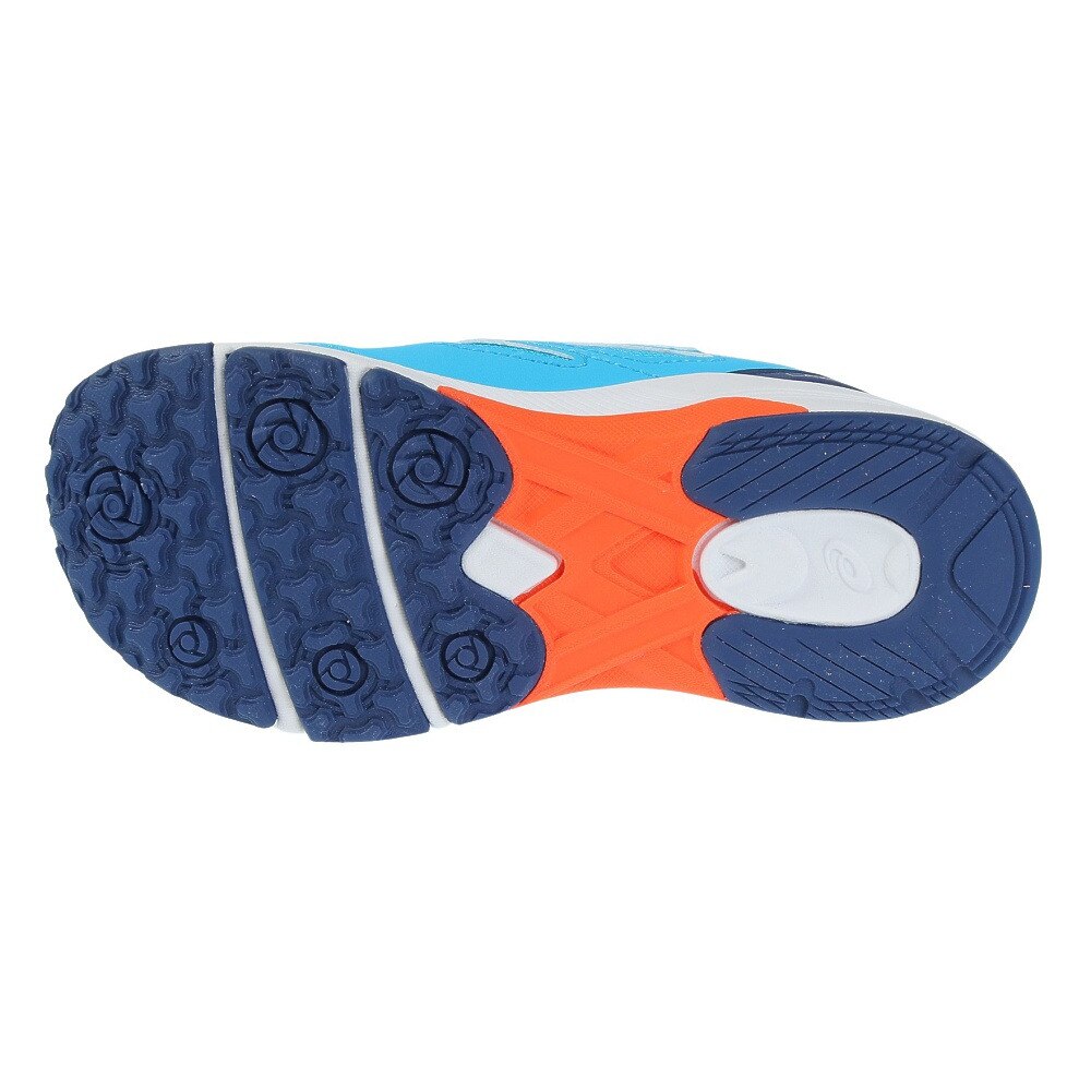 アシックス（ASICS）（キッズ）ジュニアスポーツシューズ レーザービーム KC-MG ネイビー ホワイト 1154A158.401 スニーカー ベルクロ ベルト付き 消臭
