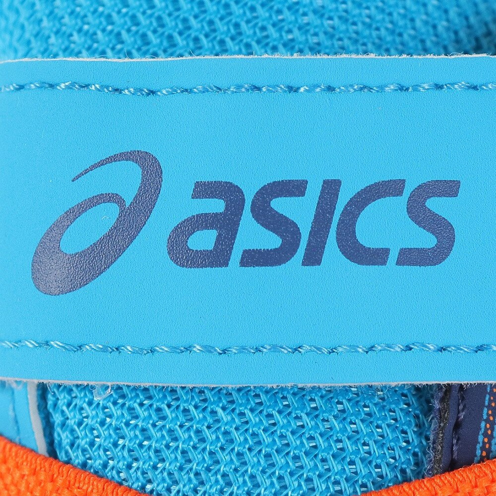 アシックス（ASICS）（キッズ）ジュニアスポーツシューズ レーザービーム KC-MG ネイビー ホワイト 1154A158.401 スニーカー ベルクロ ベルト付き 消臭