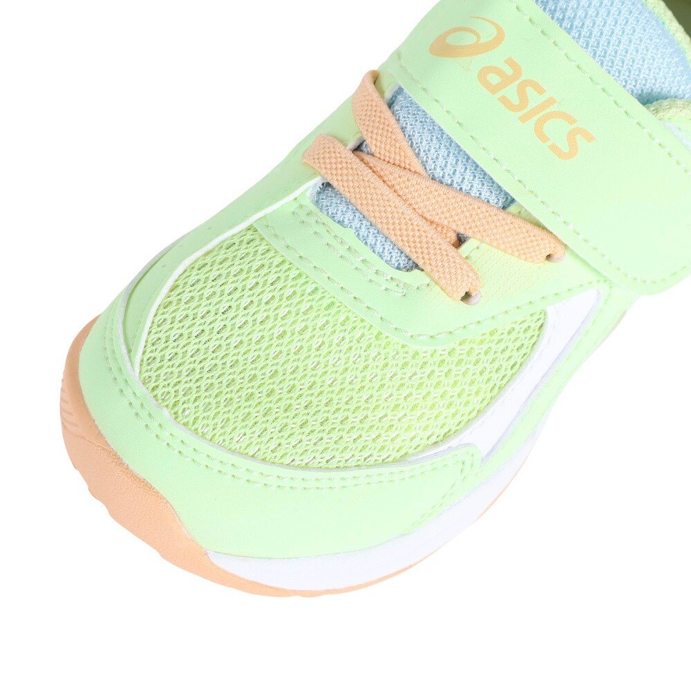 アシックス（ASICS）（キッズ）ジュニアスポーツシューズ レーザービーム KC-MG イエロー ホワイト1154A158.751 スニーカー ベルクロ ベルト付き 消臭