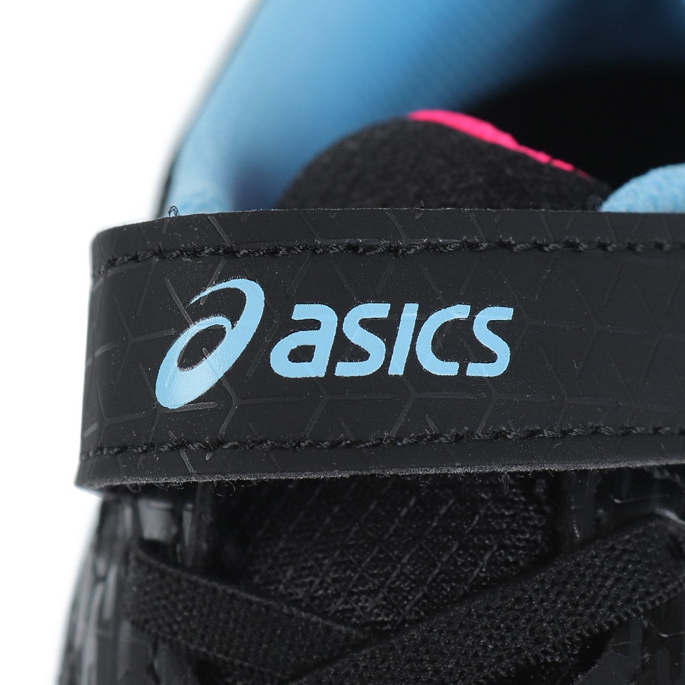 アシックス（ASICS）（キッズ）ジュニアスポーツシューズ レーザービーム SI-MG WIDE ブラック イエロー 1154A160.002 スニーカー ベルクロ ベルト付き 消臭