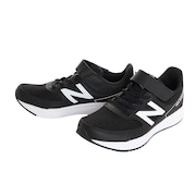 ニューバランス（new balance）（キッズ）ジュニア スポーツ シューズ 570 v3 BW3 ブラック YT570BW3W スニーカー カジュアル ベルクロ クッション性 安定性