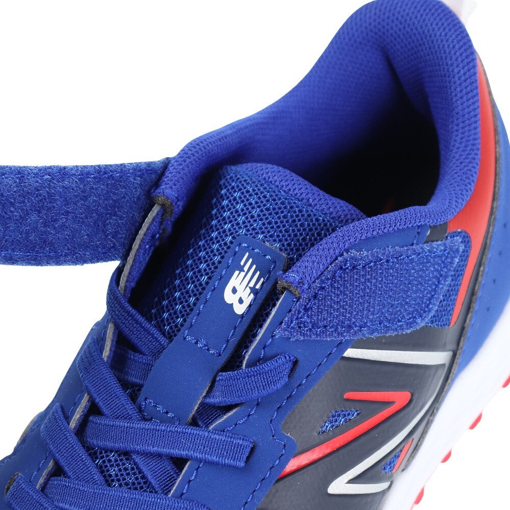 ニューバランス（new balance）（キッズ）ジュニア ランニングシューズ YU650 ブルー レッド YU650GR1W スニーカー スポーツ ベルクロ ベルト付き 登校 