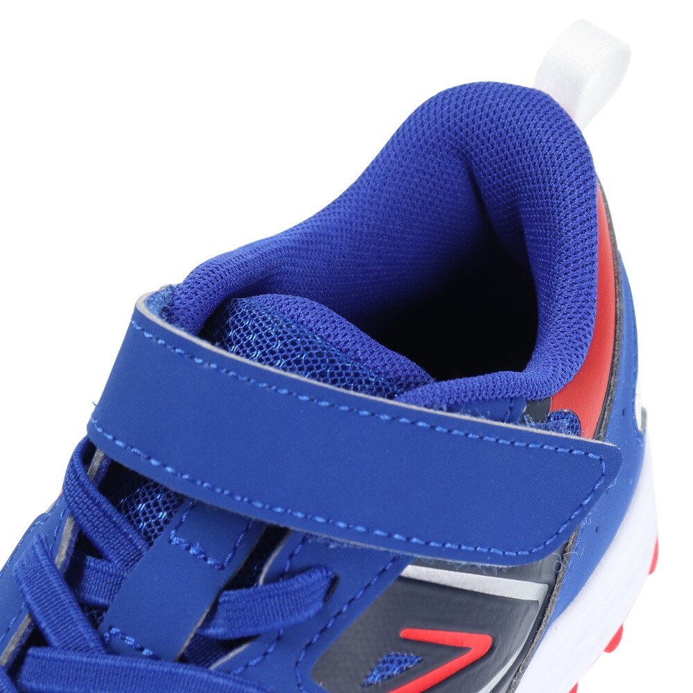 ニューバランス（new balance）（キッズ）ジュニア ランニングシューズ YU650 ブルー レッド YU650GR1W スニーカー スポーツ ベルクロ ベルト付き 登校 