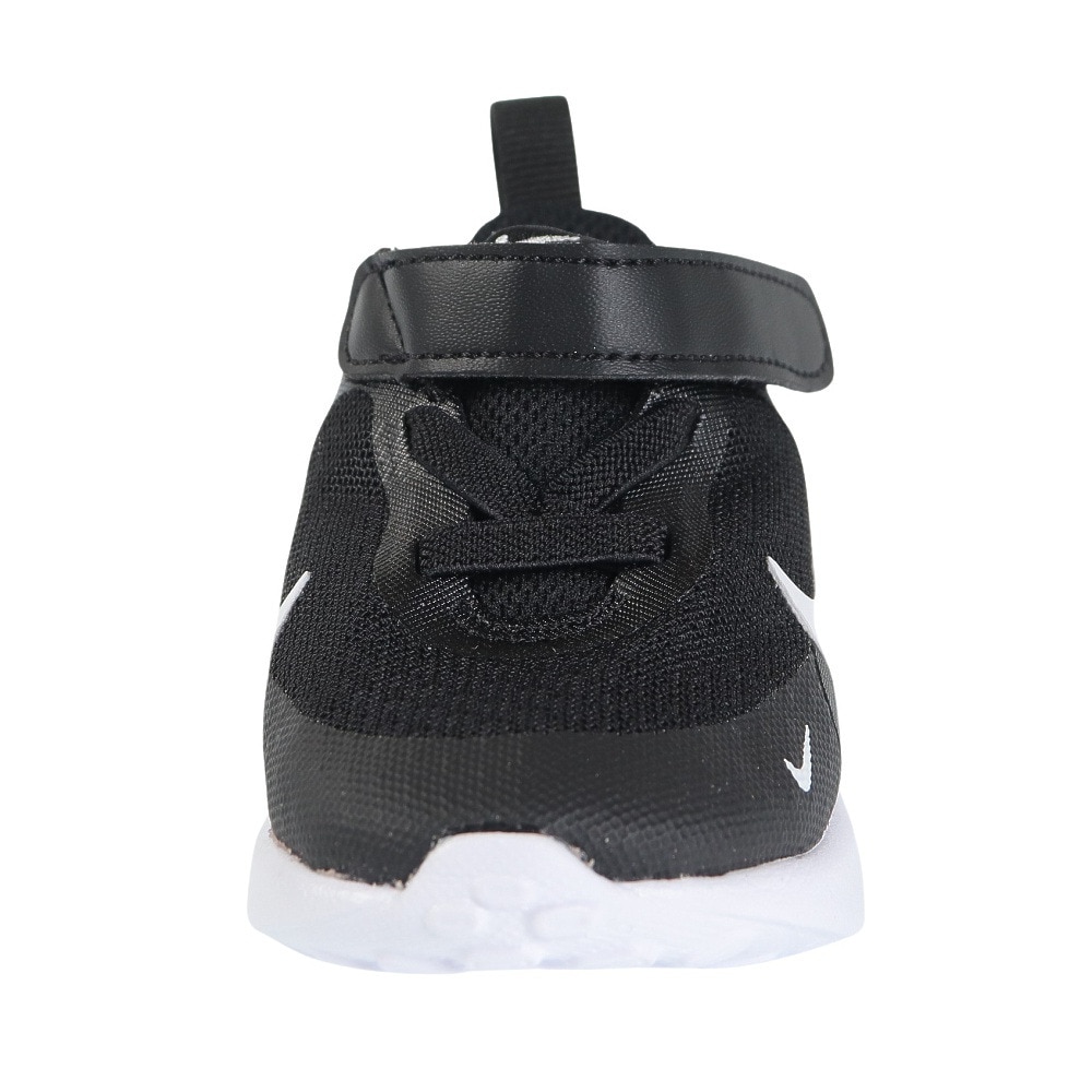 ナイキ（NIKE）（キッズ）ジュニア スポーツ シューズ レボリューション7TDV ブラック ホワイト FB7691-003 ベルクロ ベルト付き スニーカー 面ファスナー 