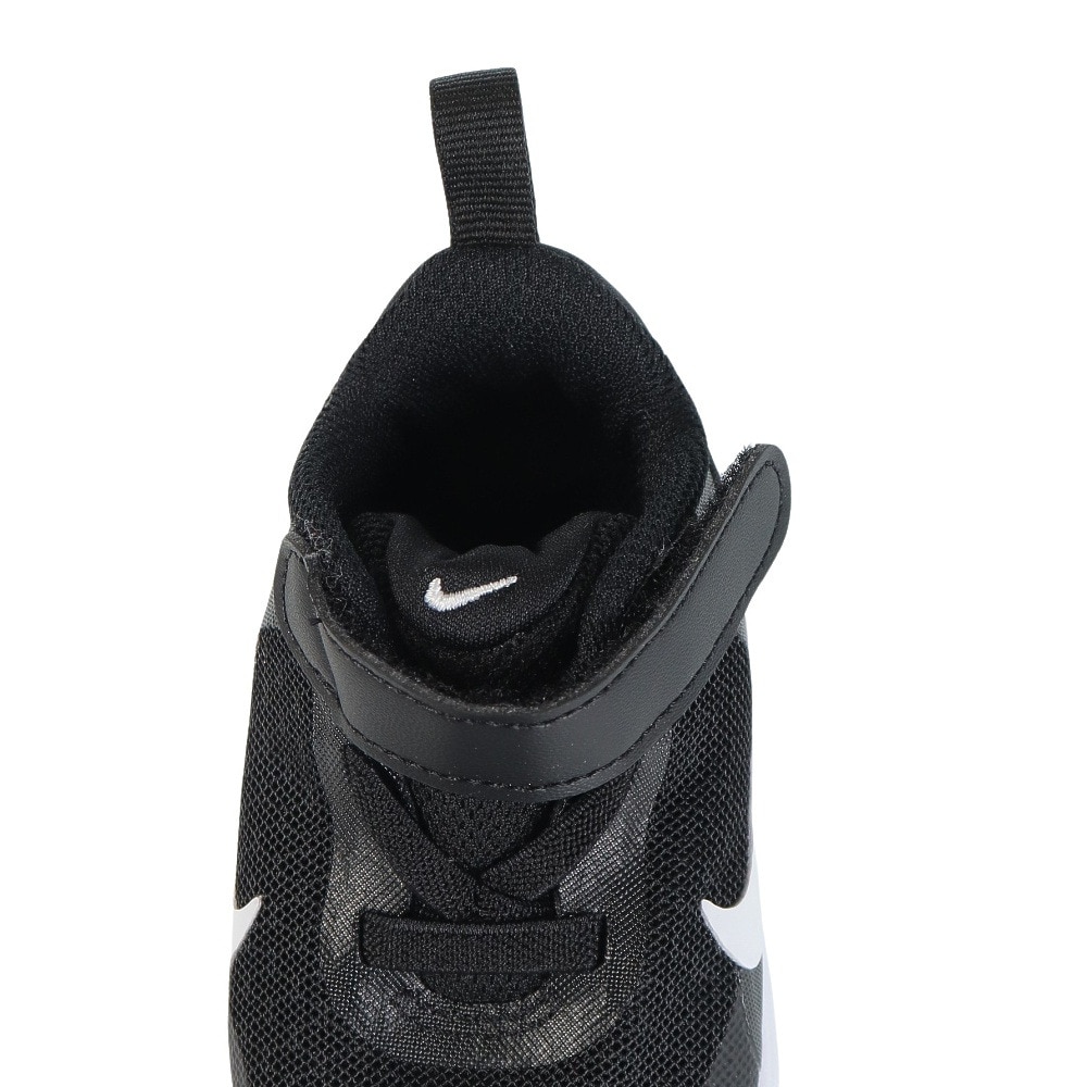 ナイキ（NIKE）（キッズ）ジュニア スポーツ シューズ レボリューション7TDV ブラック ホワイト FB7691-003 ベルクロ ベルト付き スニーカー 面ファスナー 