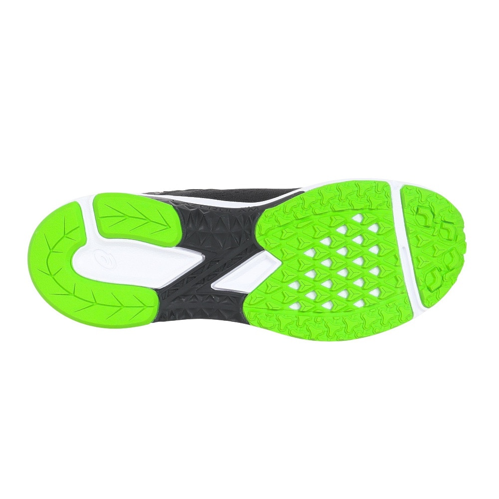 アシックス（ASICS）（キッズ）ジュニアスポーツシューズ レーザービーム RI-MG ブラック 1154A169.001 ベルクロ ベルト付き スニーカー 通学 学校 運動靴 