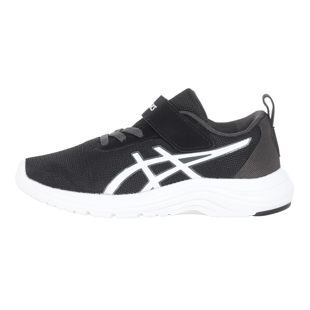 アシックス（ASICS）（キッズ）ジュニアスポーツシューズ レーザービーム ML-MG ブラック 1154A170.001 ベルクロ ベルト付き スニーカー 通学 学校 運動靴 
